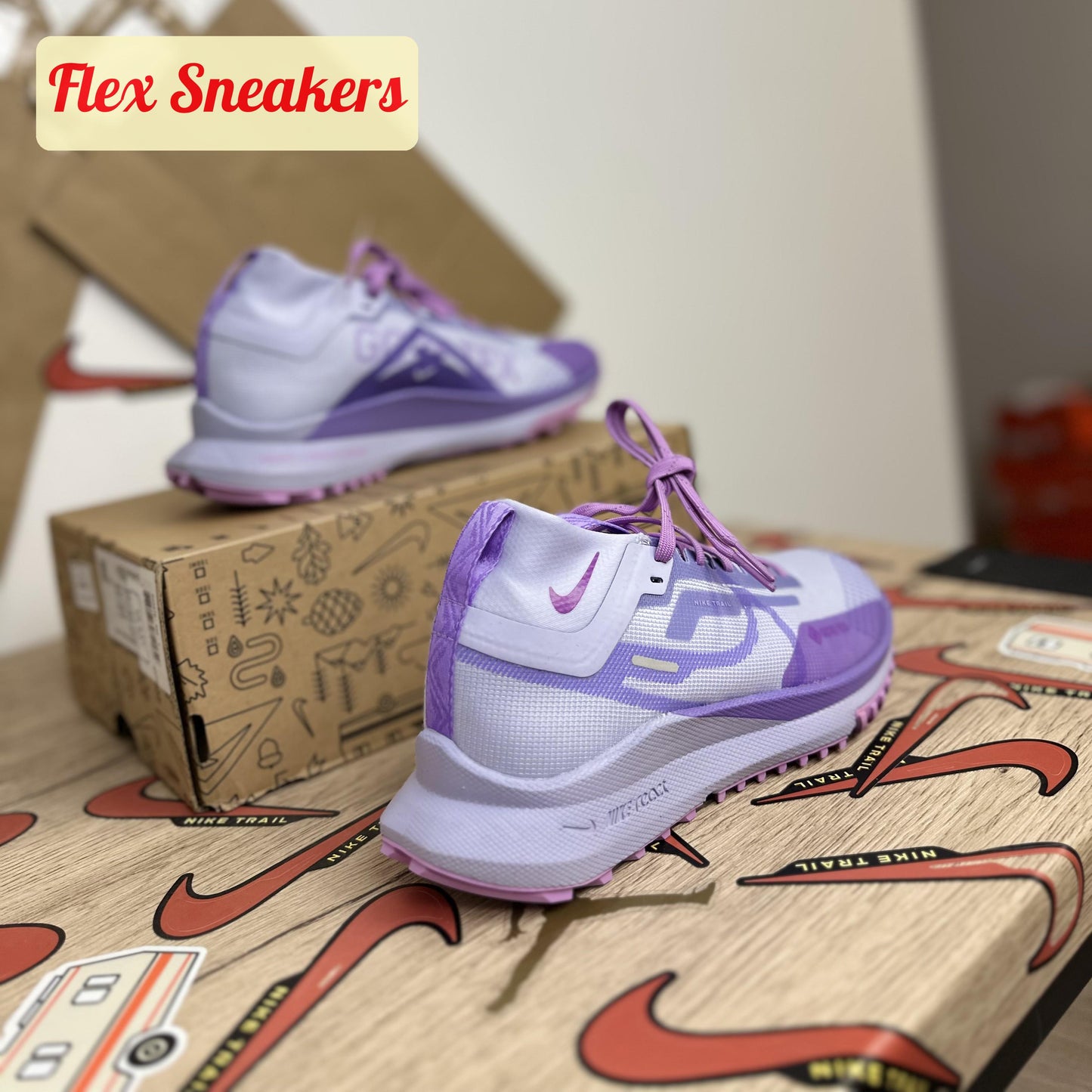 React Pegasus Trail 4 GTX Oxygen-Purple