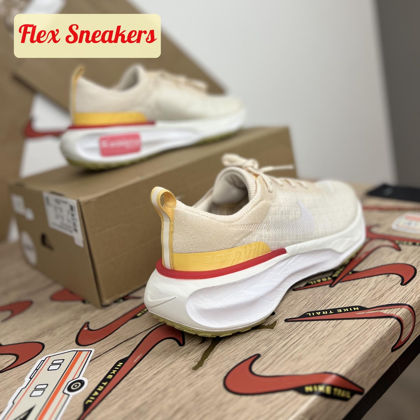 W ZoomX Invincible Run FK 3 Coconut-Milk