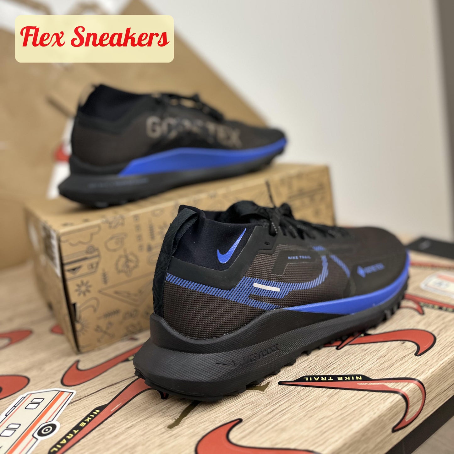 React Pegasus Trail 4 GTX Velvet-Brown/Blue