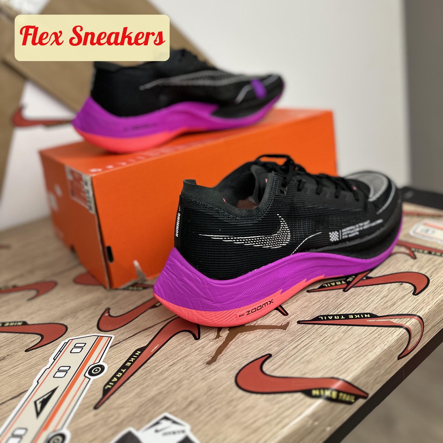 ZoomX Vaporfly Next% 2 Black/Flash-Crimson