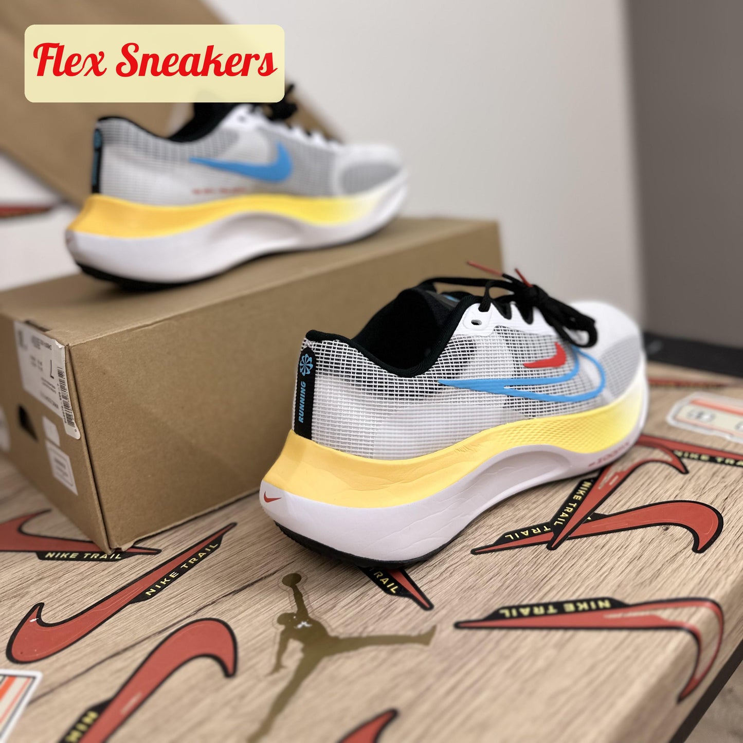 Zoom Fly 5 White/Baltic-Blue