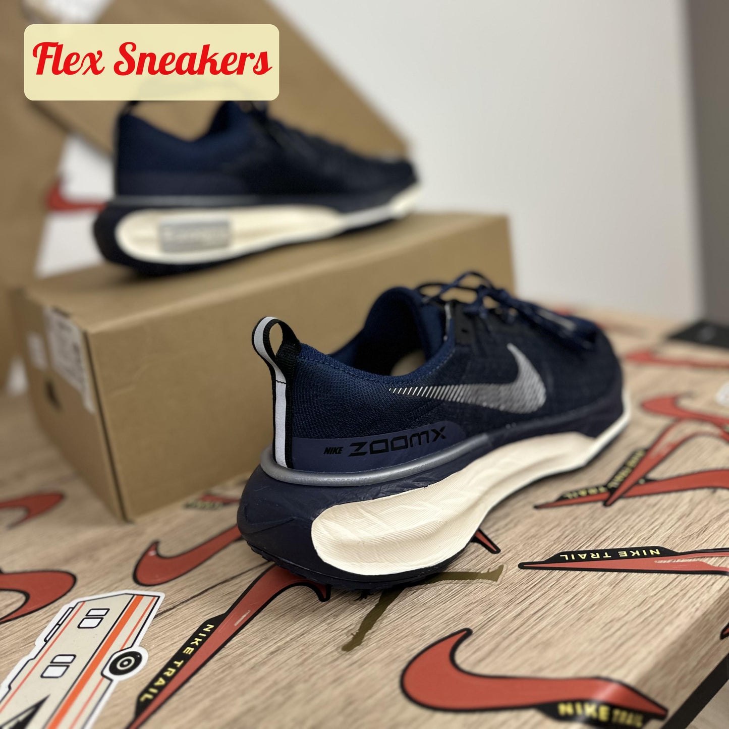 ZoomX Invincible Run FK 3 College-Navy