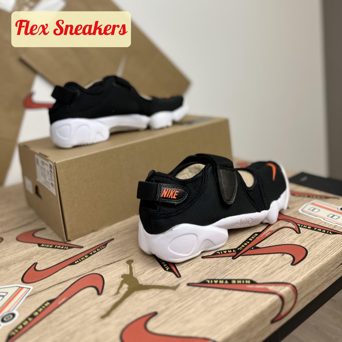 Air Rift BR Black/Orange