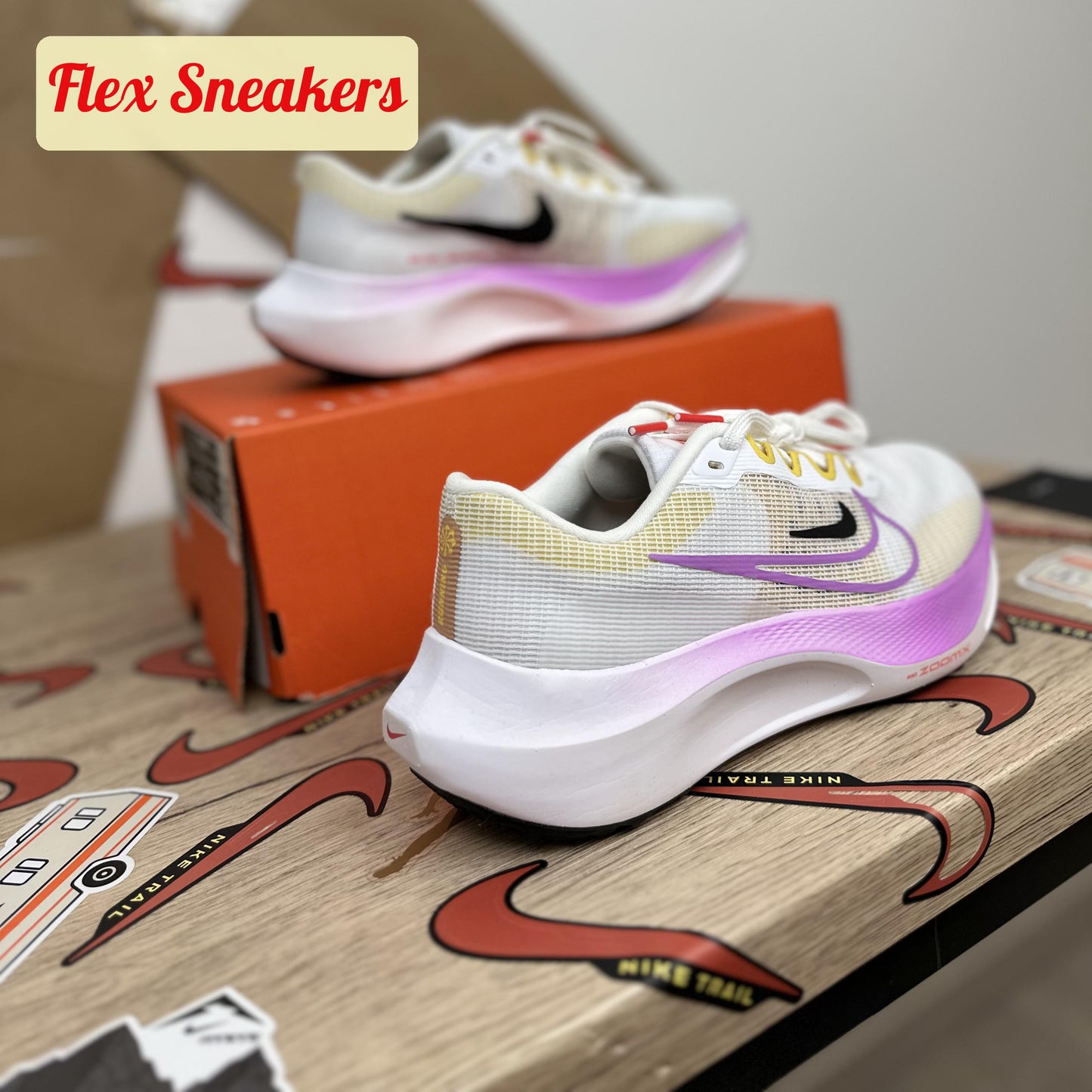Zoom Fly 5 White/Rush-Fuchsia