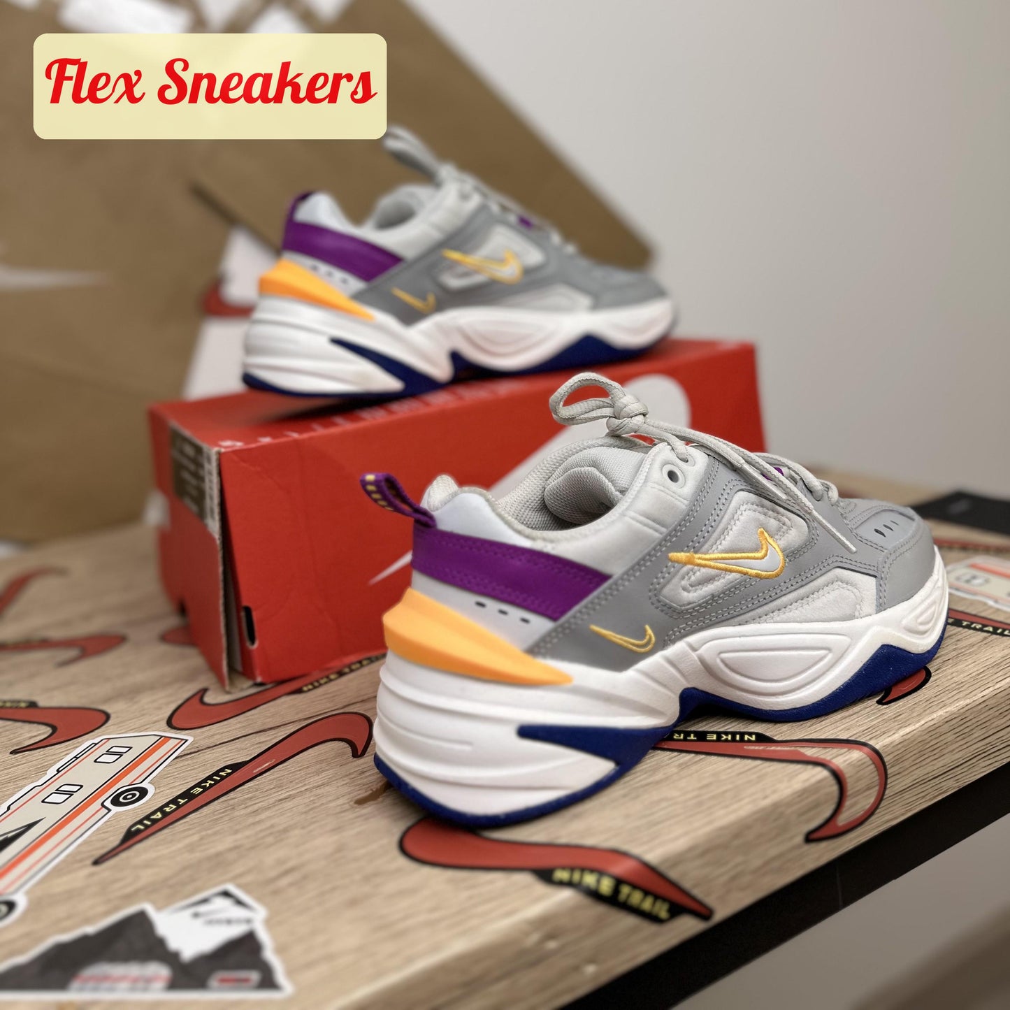 Nike M2K Tekno Grey/Purple