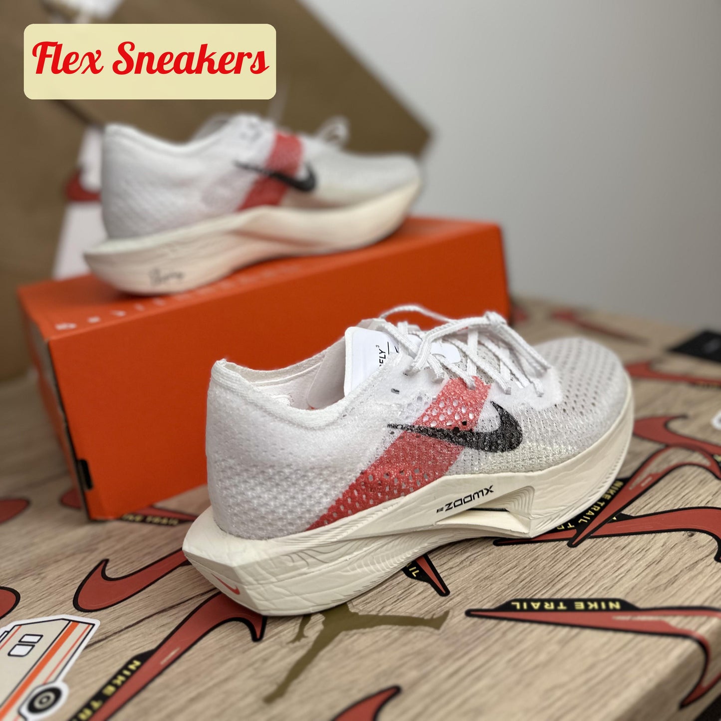 ZoomX Vaporfly Next% 3 EK White/Red