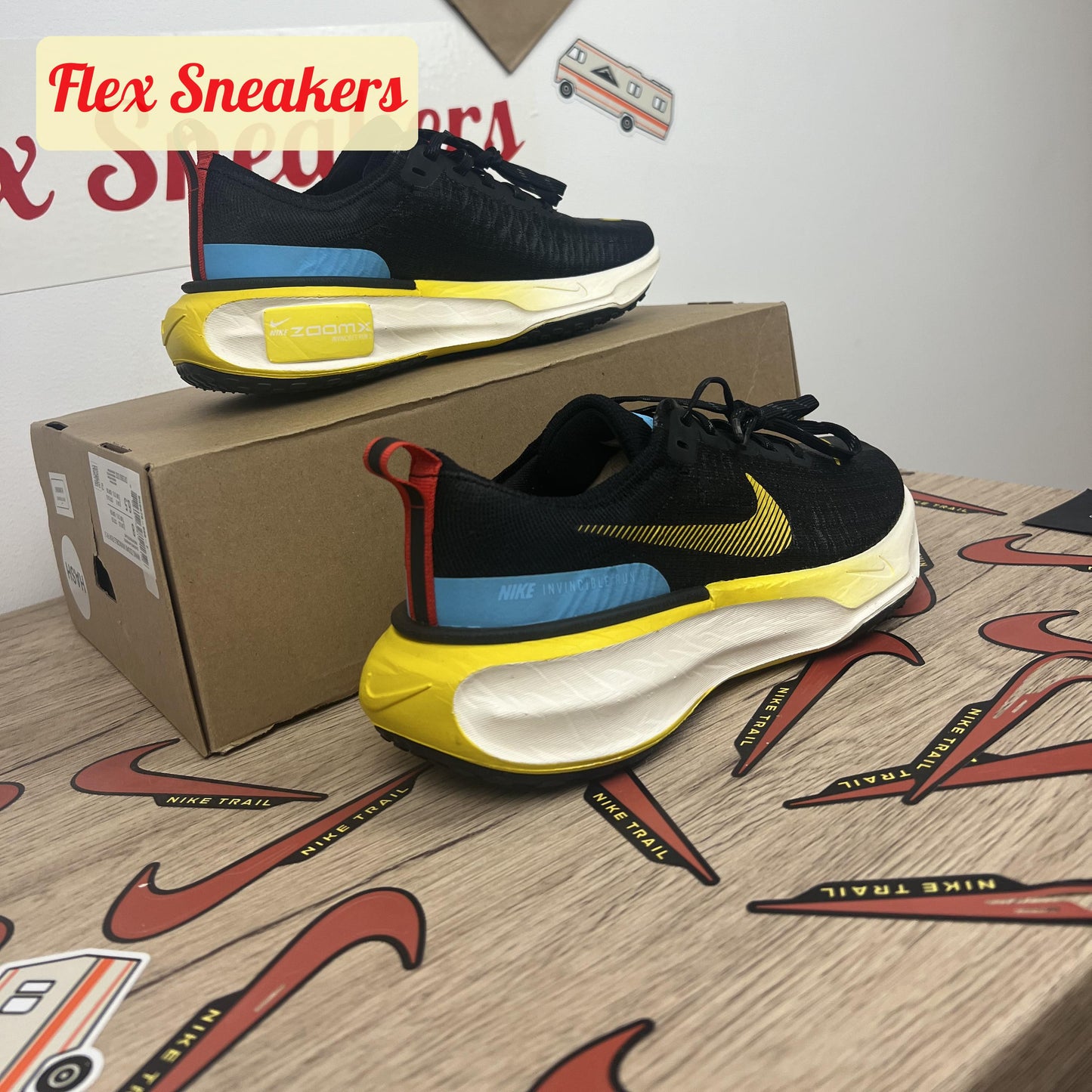 ZoomX Invincible Run FK 3 Black/Yellow