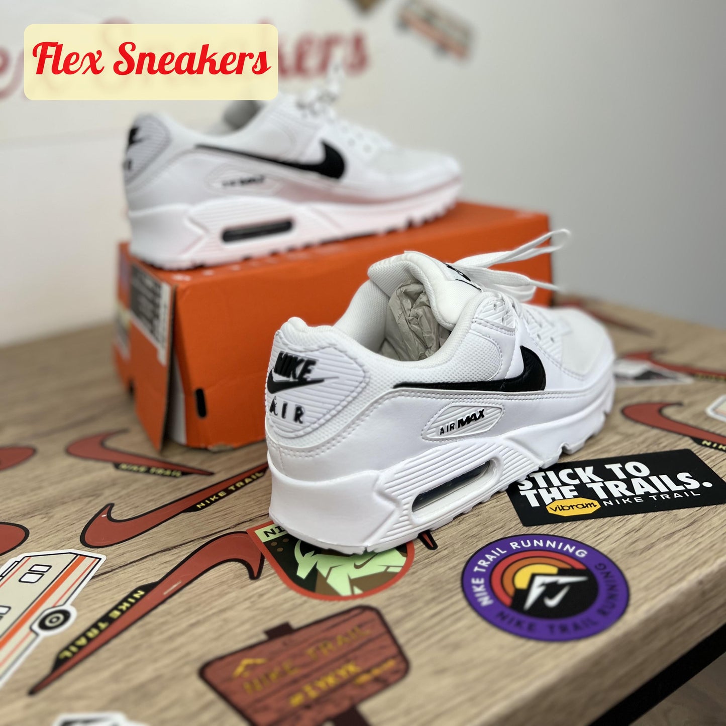 Air Max 90 White/Black