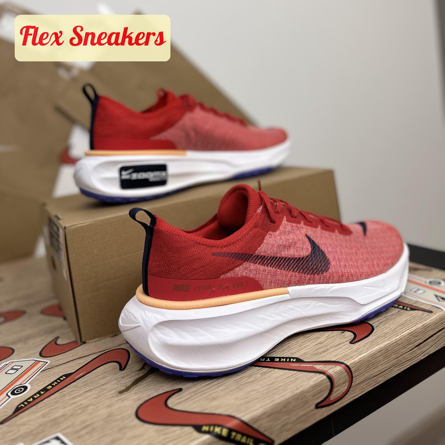 ZoomX Invincible Run FK 3 Red/Midnight