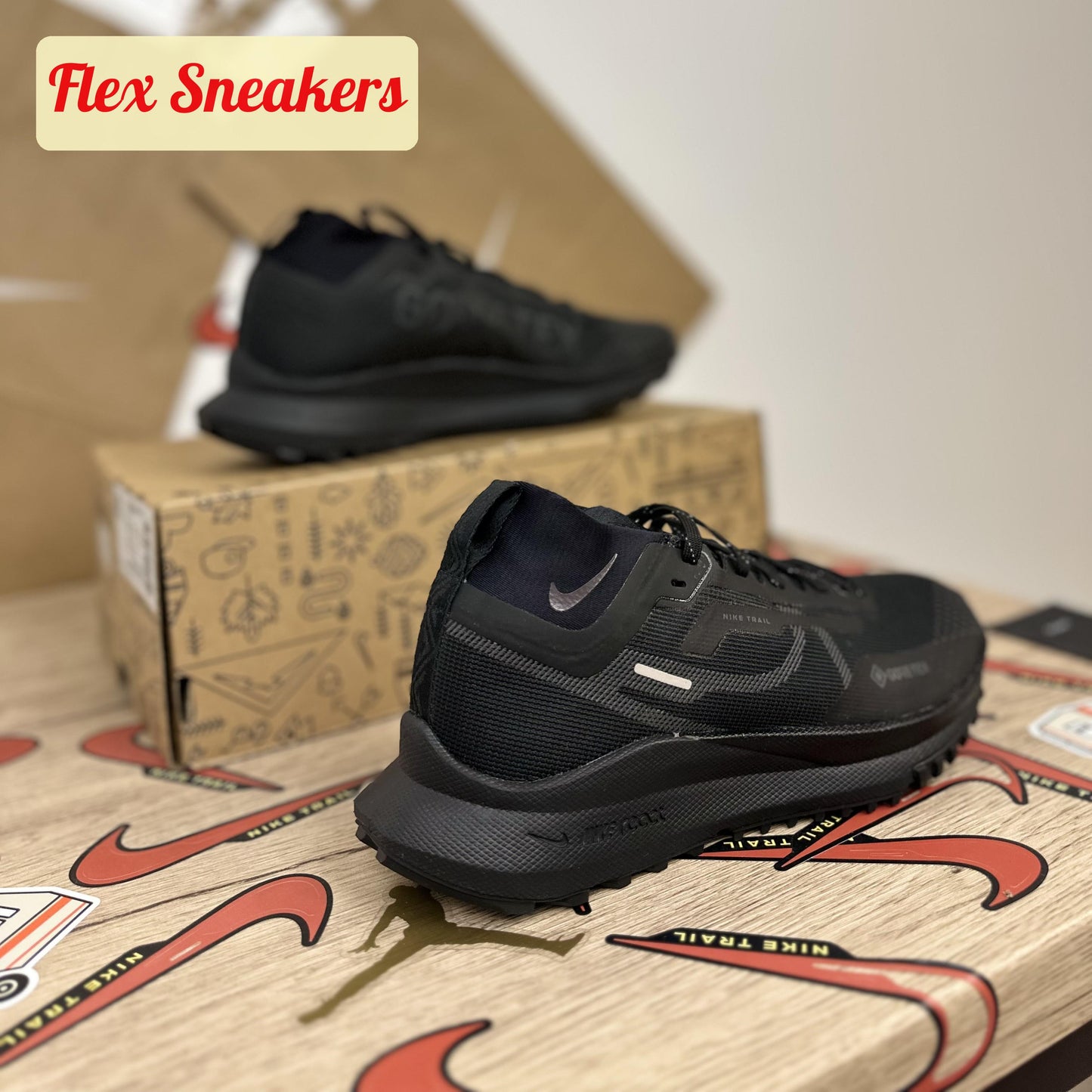 React Pegasus Trail 4 GTX Black