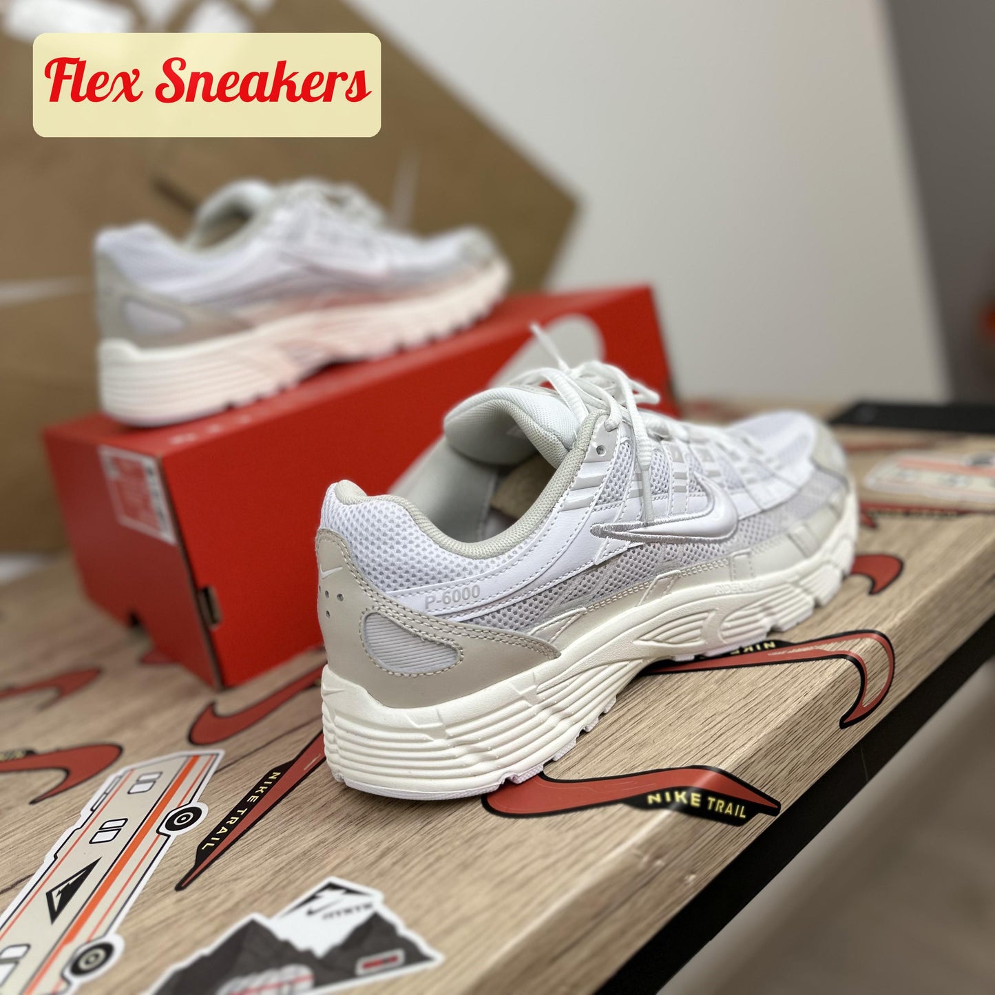 Nike P-6000 White/Grey