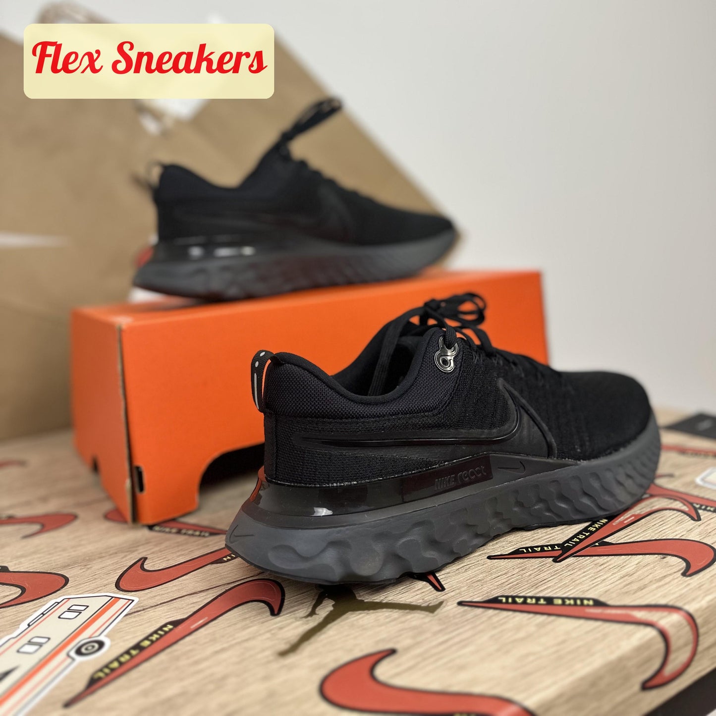 React Infinity Run FK 2 Black/Iron-Grey