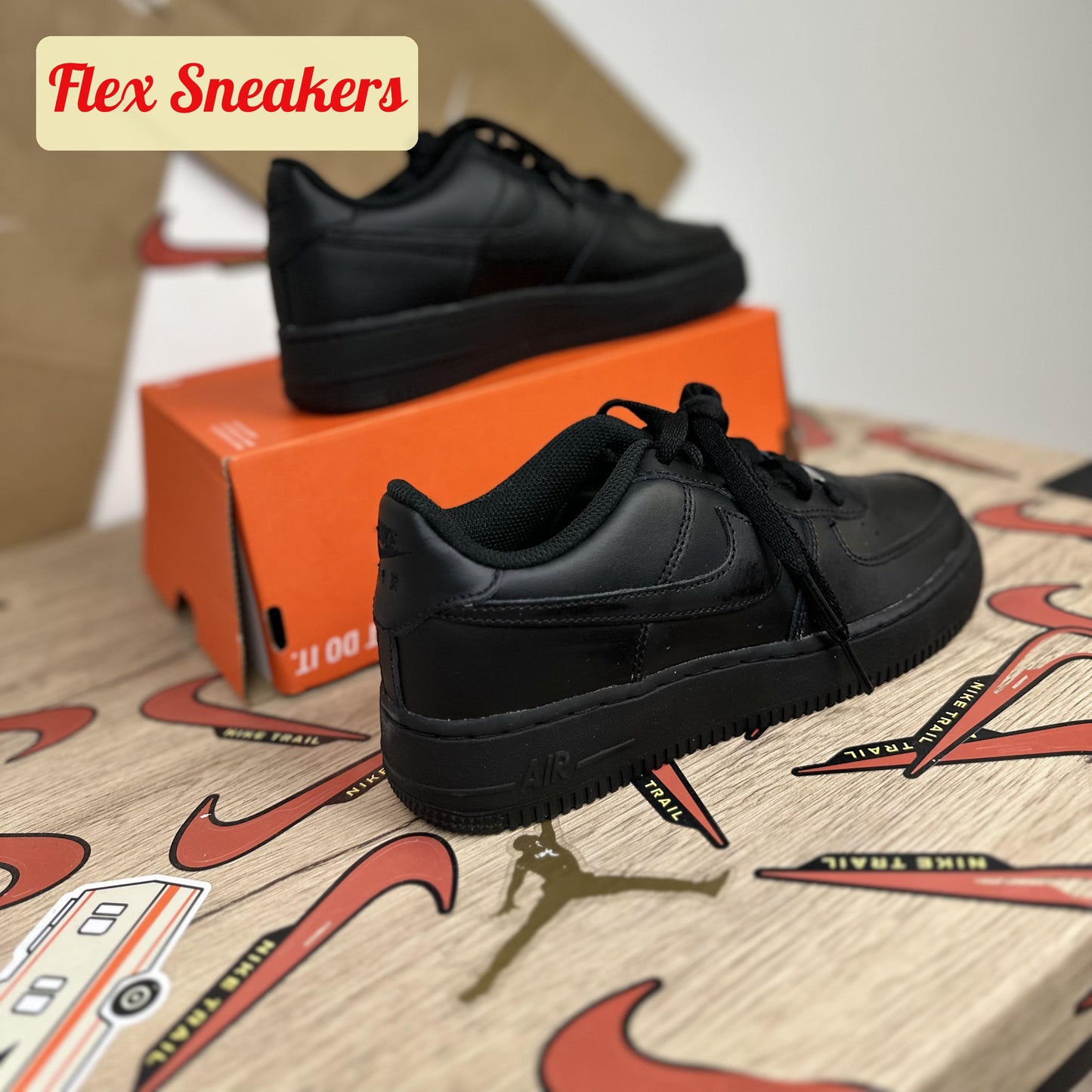Air Force 1 LE (GS) Black