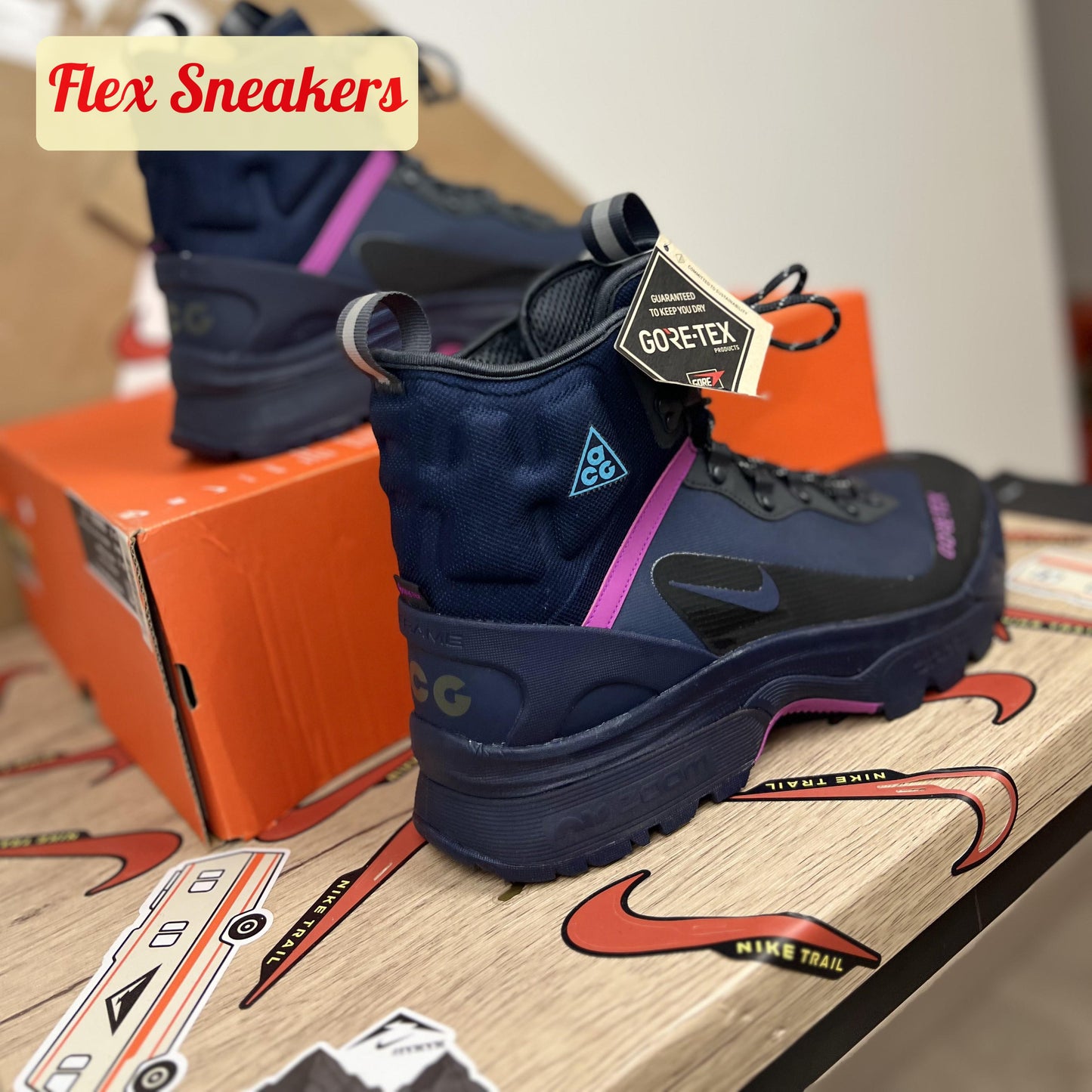 ACG Zoom Gaiadome Gore-Tex Obsidian/Nebula