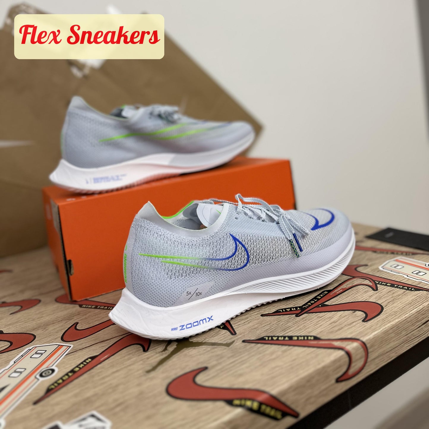 ZoomX Streakfly Grey/Green