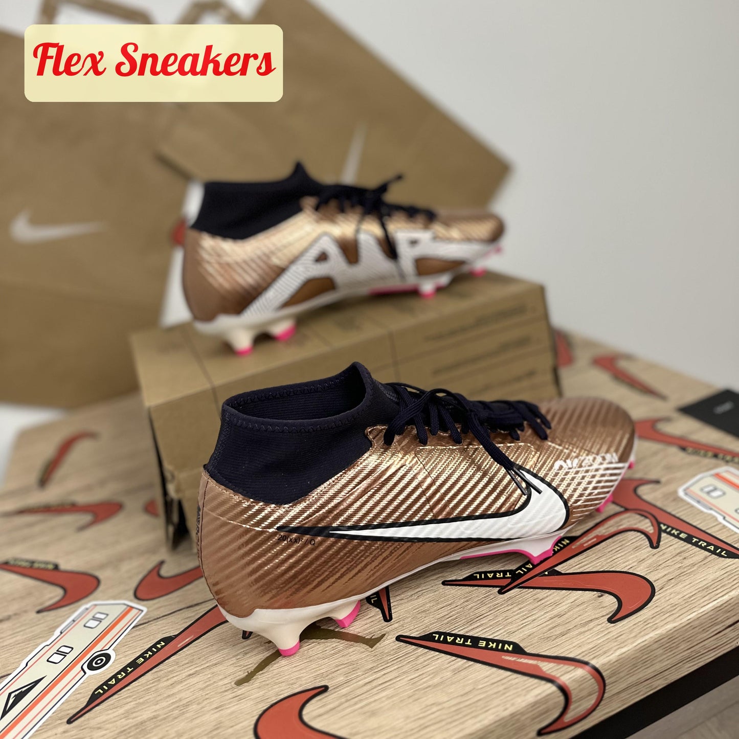 Zoom Superfly 9 Academy FG/MG Metallic-Copper