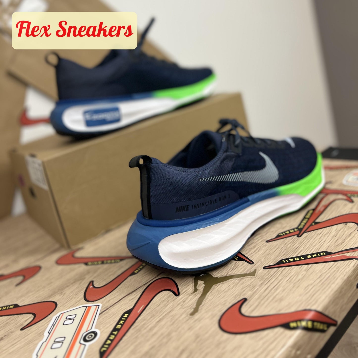 ZoomX Invincible Run FK 3 Thunder-Blue
