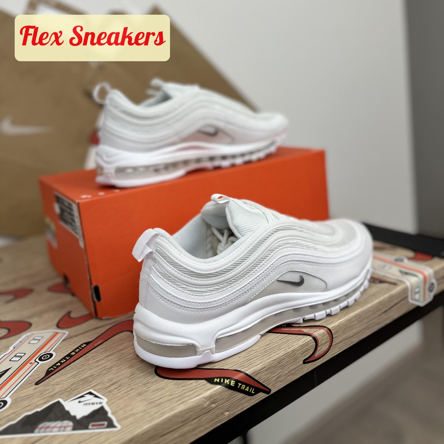 Nike Air Max 97 White/Wolf-Grey
