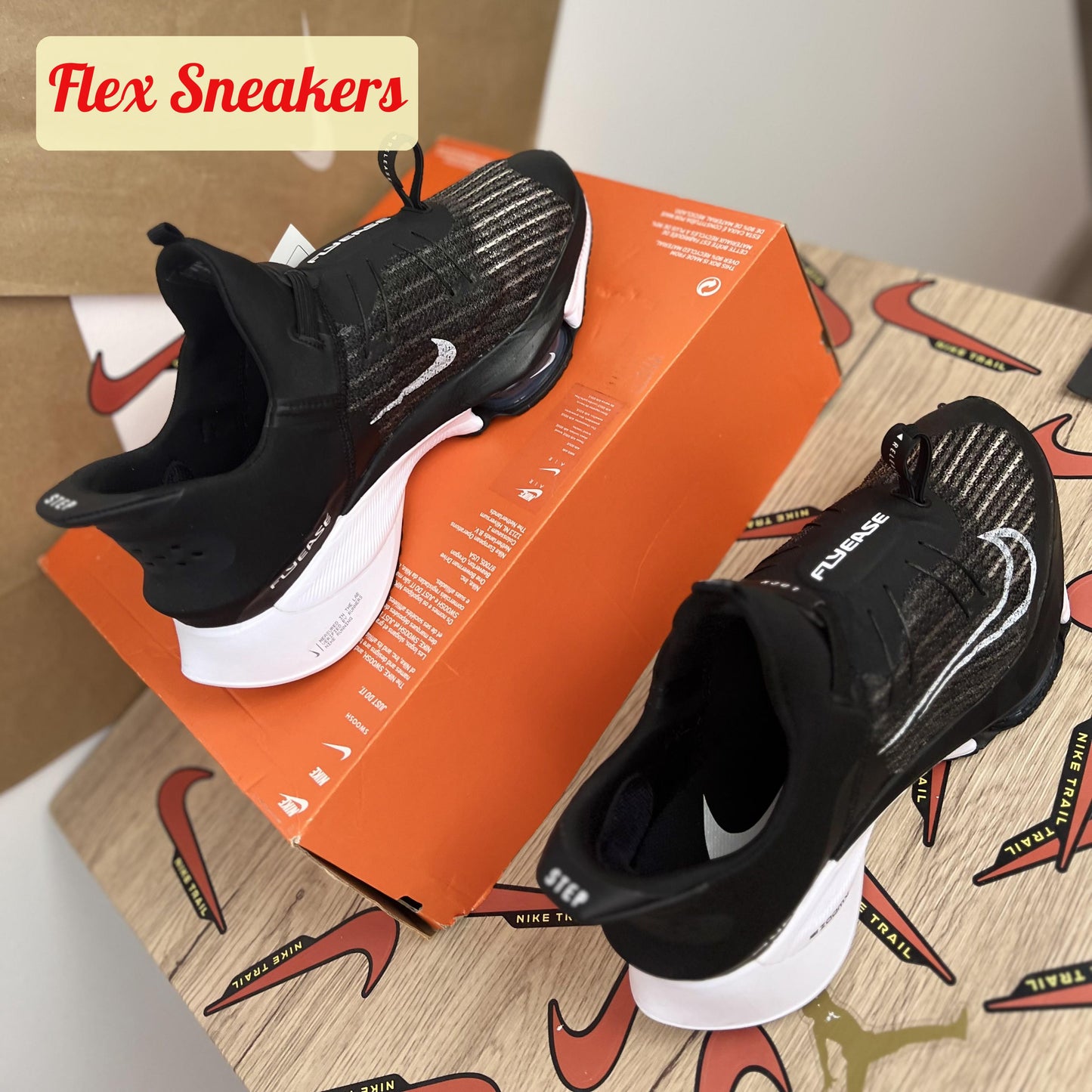 Air Zoom Tempo Next% FlyEase Black/White