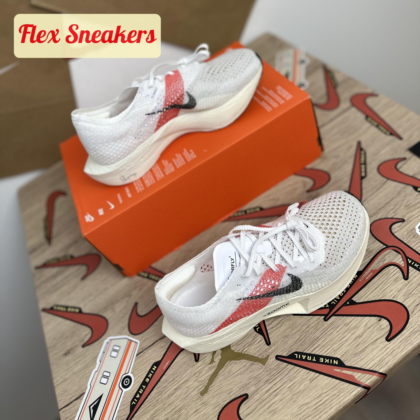ZoomX Vaporfly Next% 3 EK White/Red