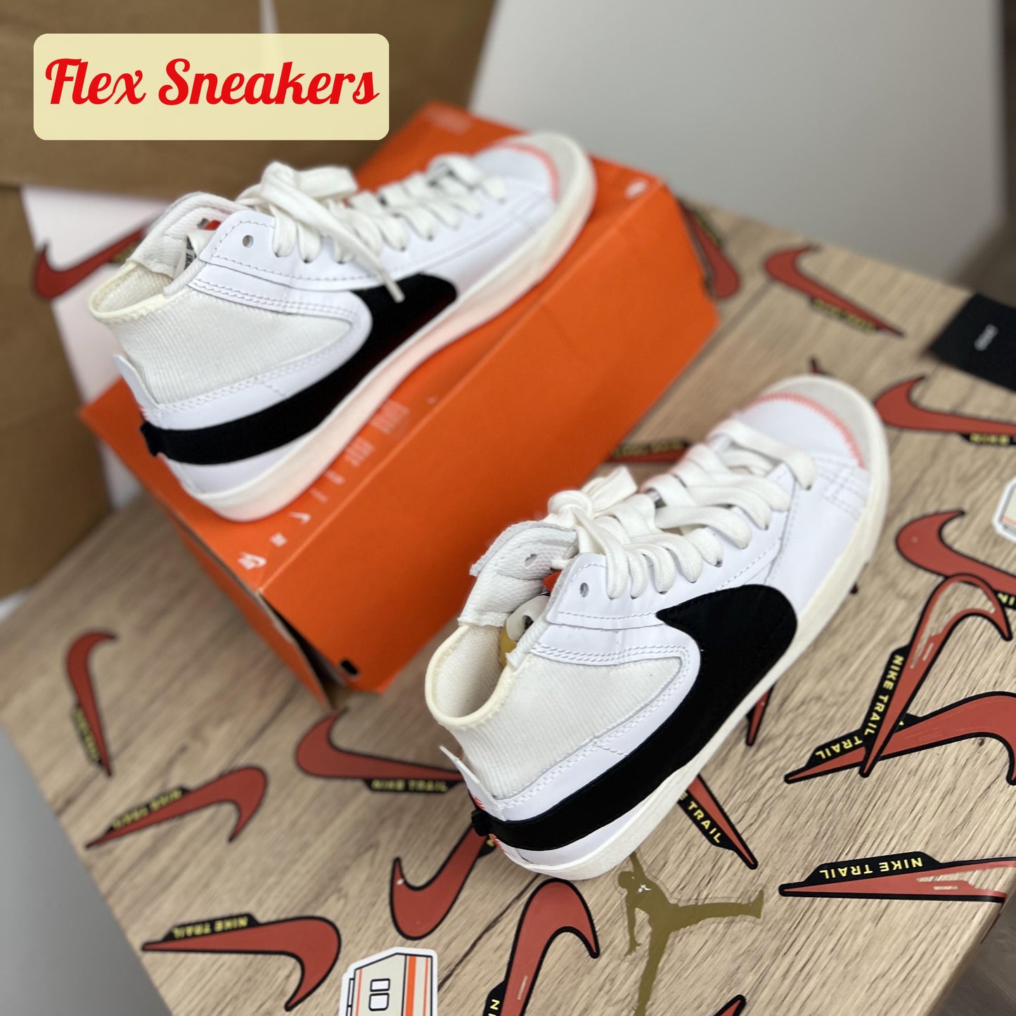 Blazer Mid '77 Jumbo White/Black