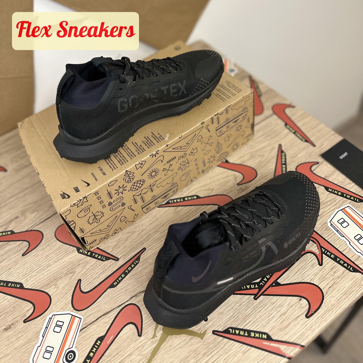 React Pegasus Trail 4 GTX Black