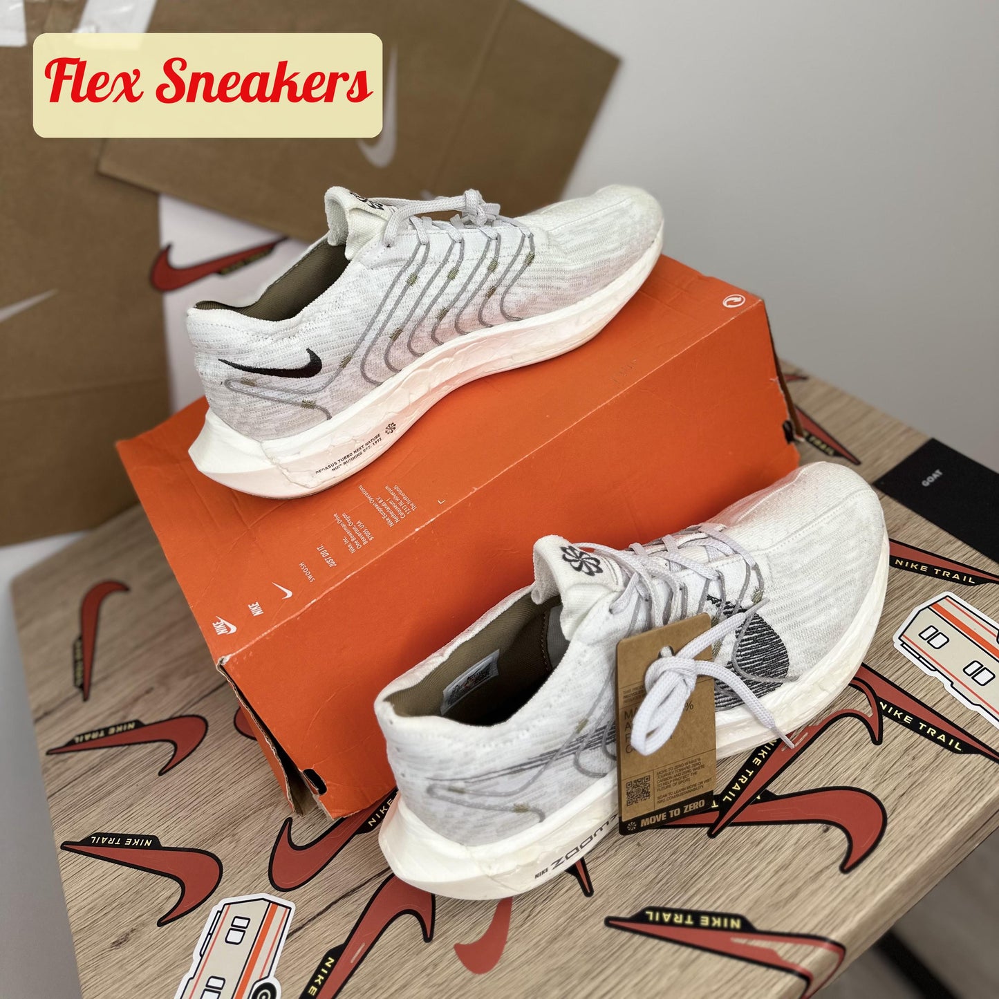 Pegasus Turbo Next Nature White/Iron-Grey