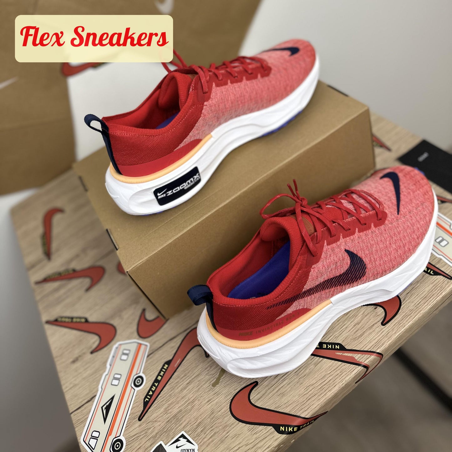 ZoomX Invincible Run FK 3 Red/Midnight