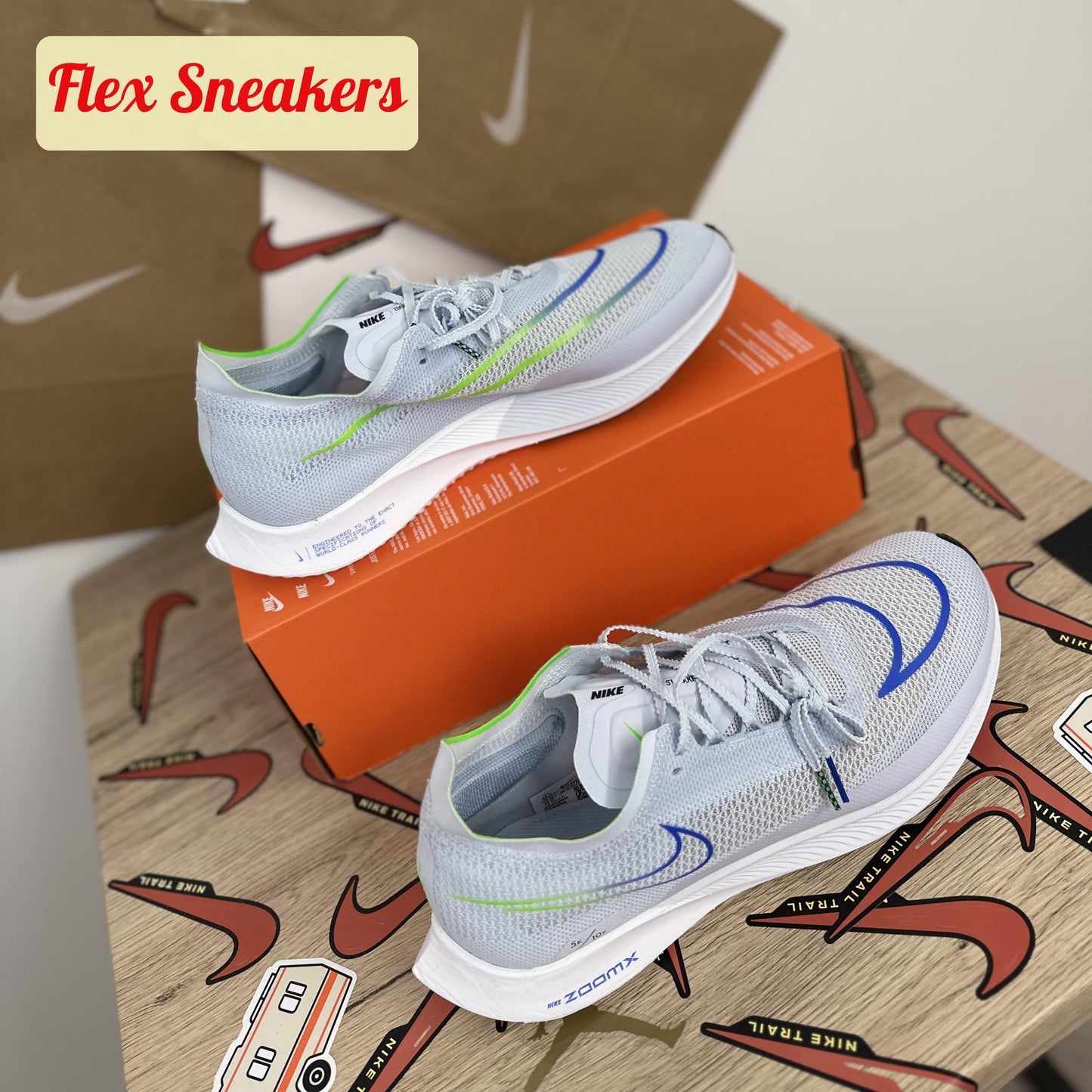 ZoomX Streakfly Grey/Green