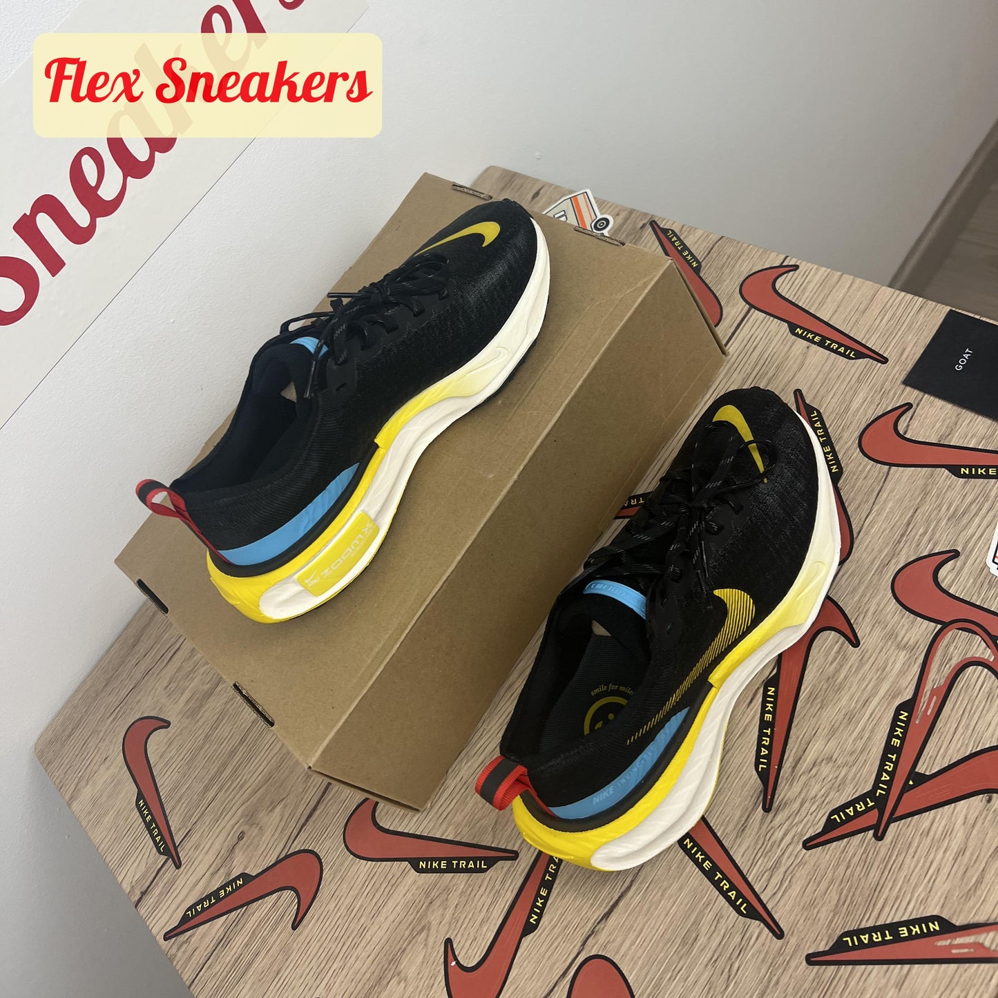 ZoomX Invincible Run FK 3 Black/Yellow