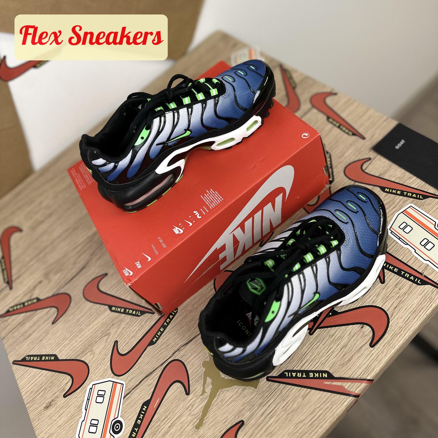 Air Max Plus (GS) Scream-Green
