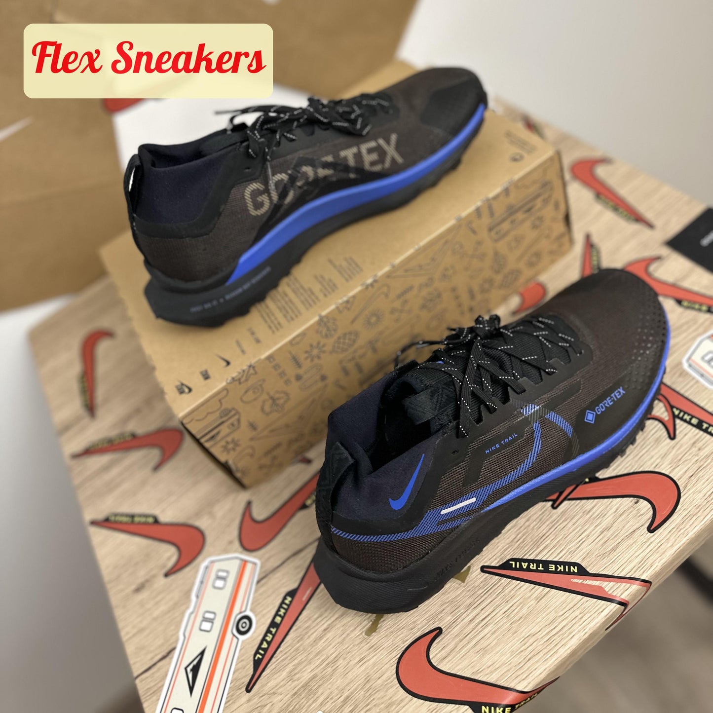 React Pegasus Trail 4 GTX Velvet-Brown/Blue