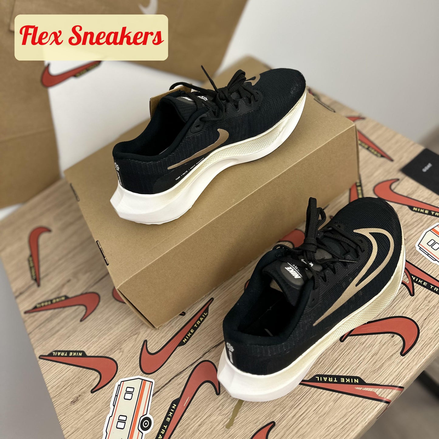 Zoom Fly 5 Black/Metallic-Gold