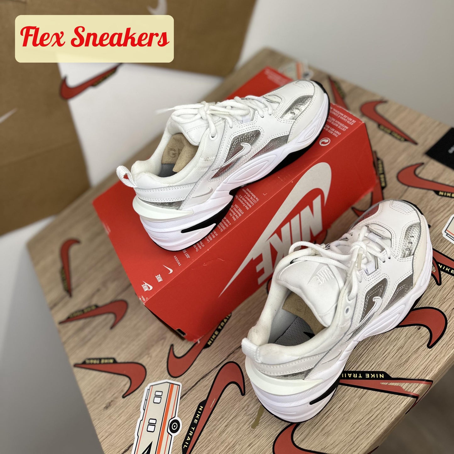 Nike M2K Tekno ESS Metallic-Silver