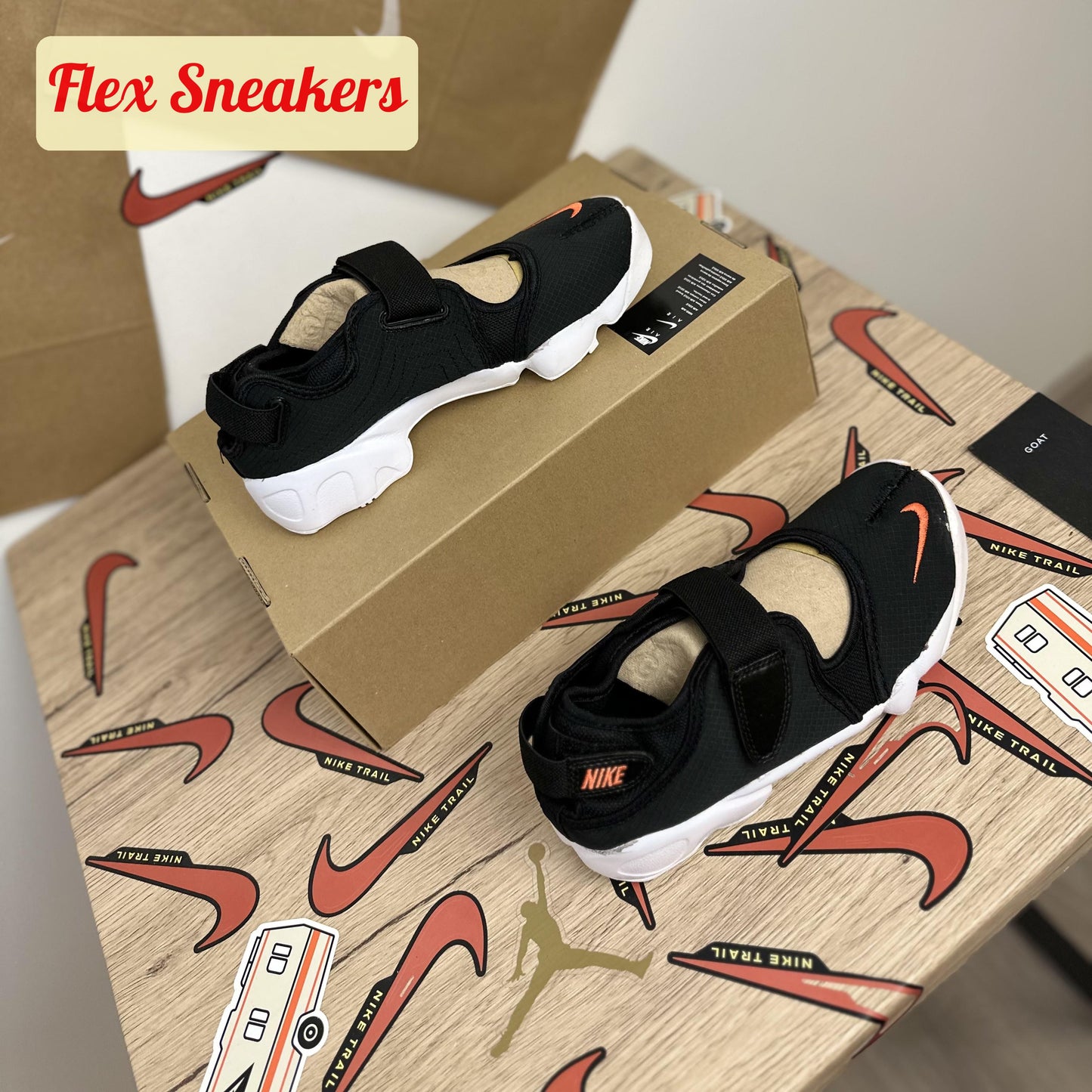 Air Rift BR Black/Orange