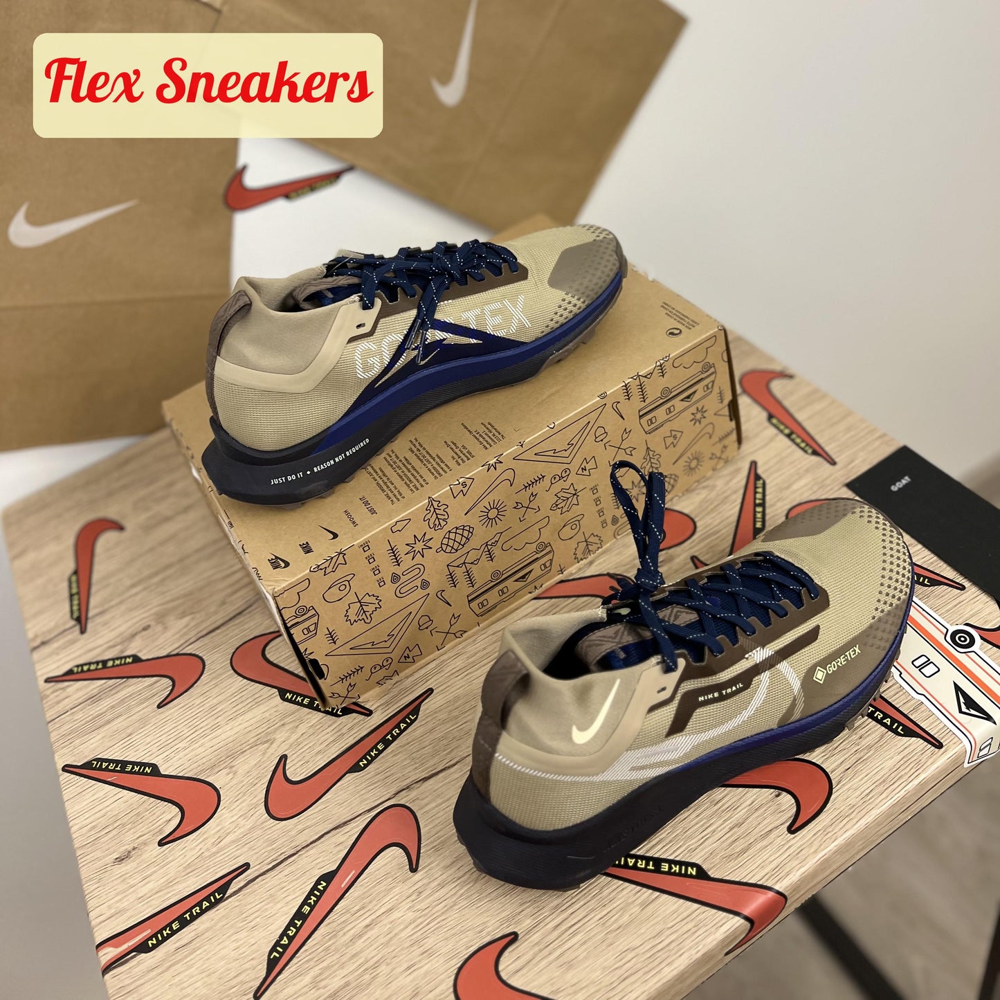 React Peg Trail 4 GTX SU Khaki