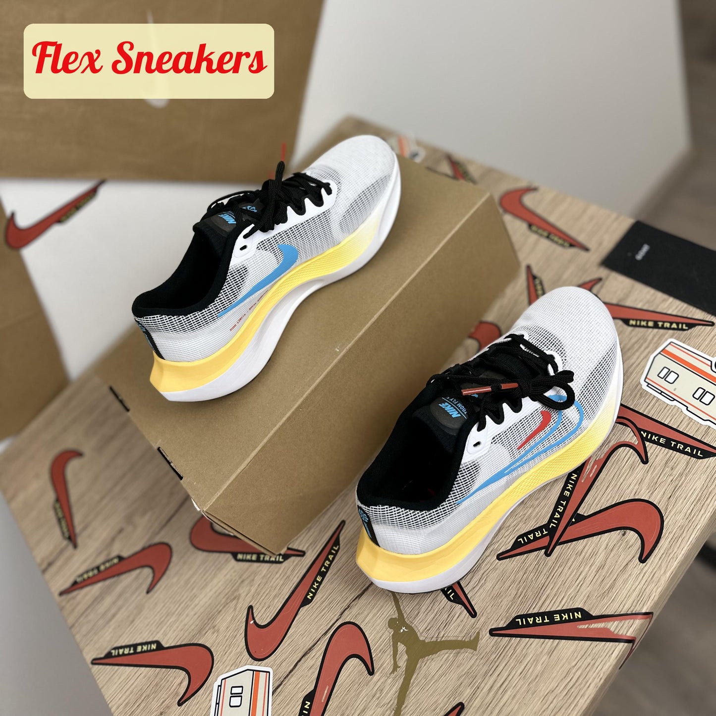 Zoom Fly 5 White/Baltic-Blue