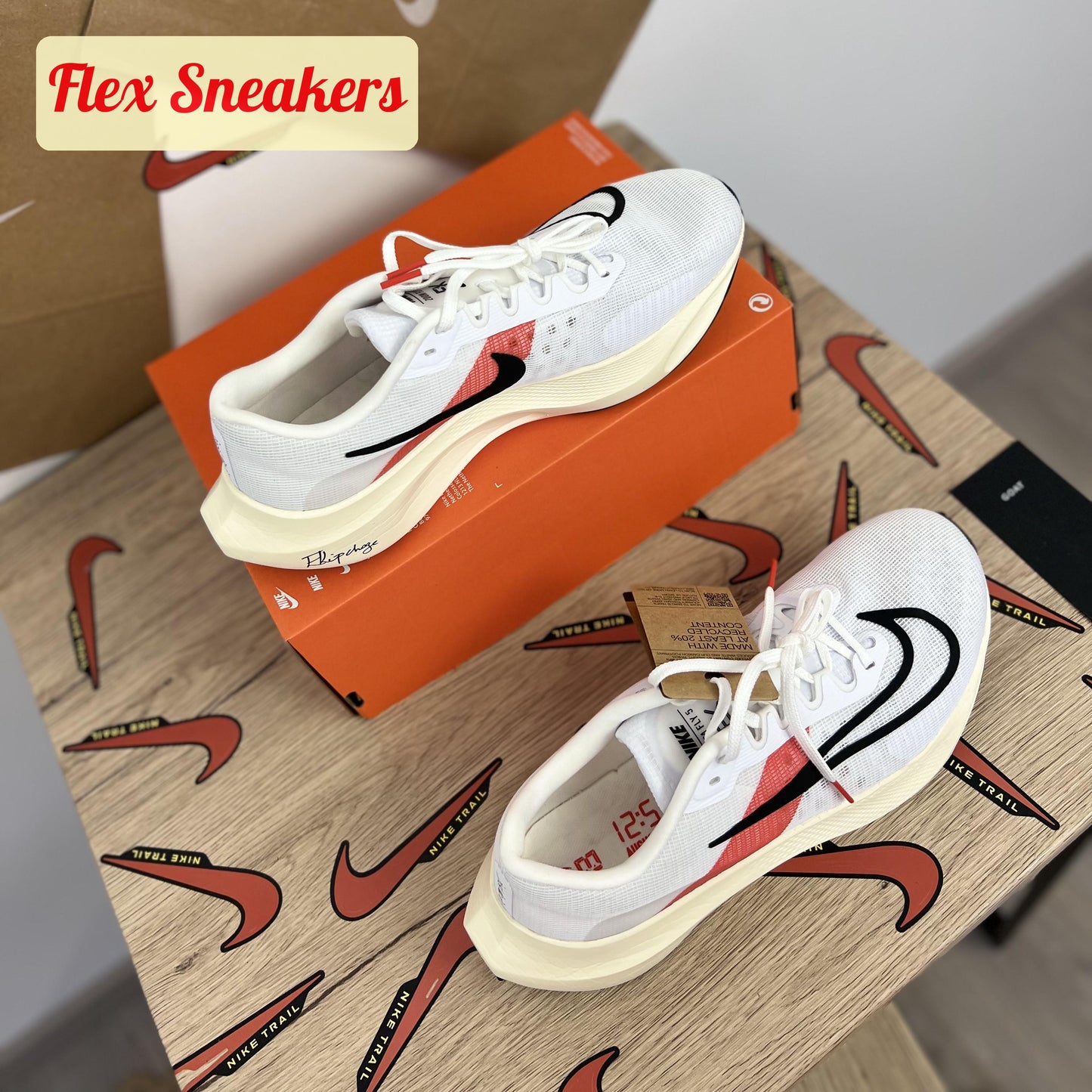 Zoom Fly 5 EK White/Chile-Red