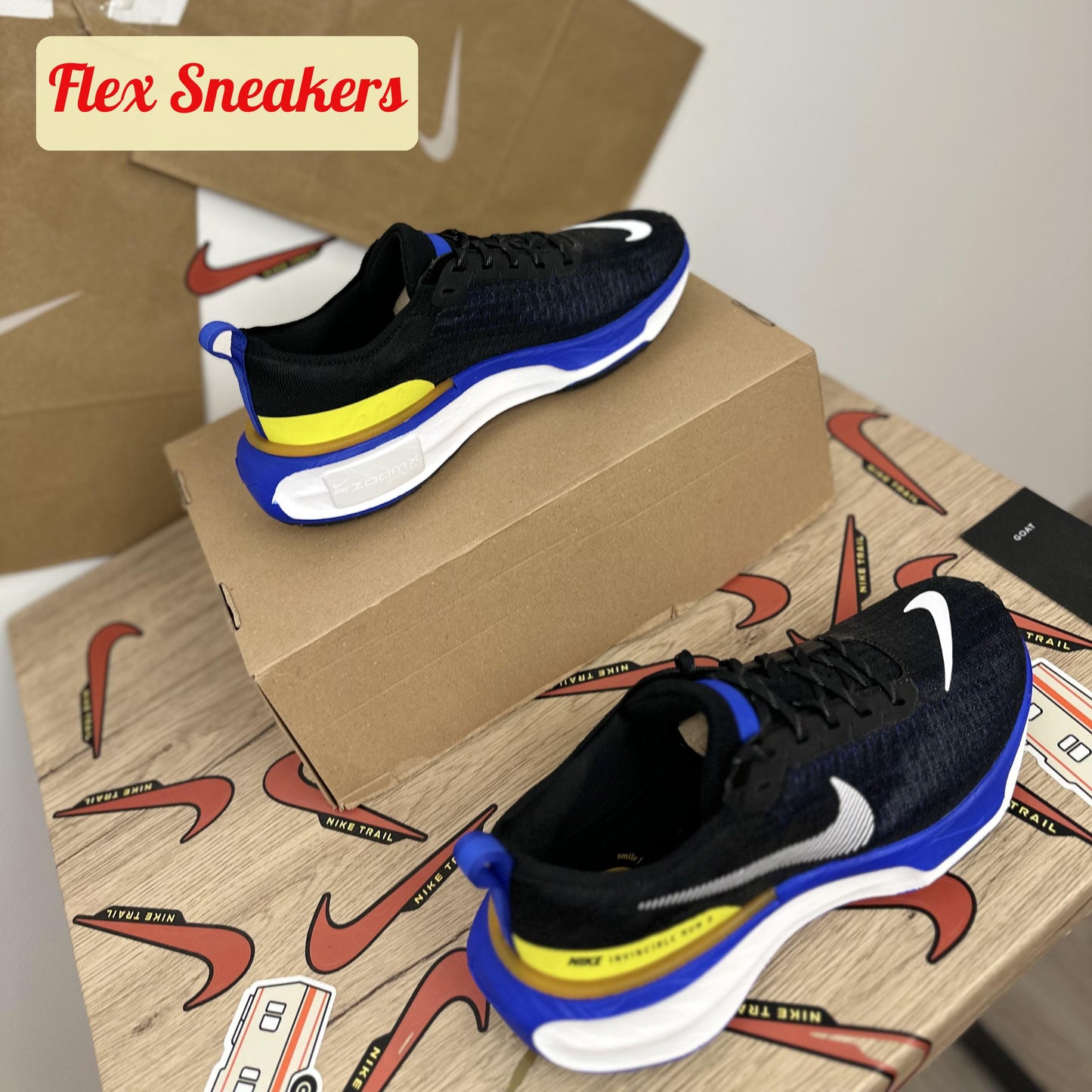 ZoomX Invincible Run FK 3 Black/Blue