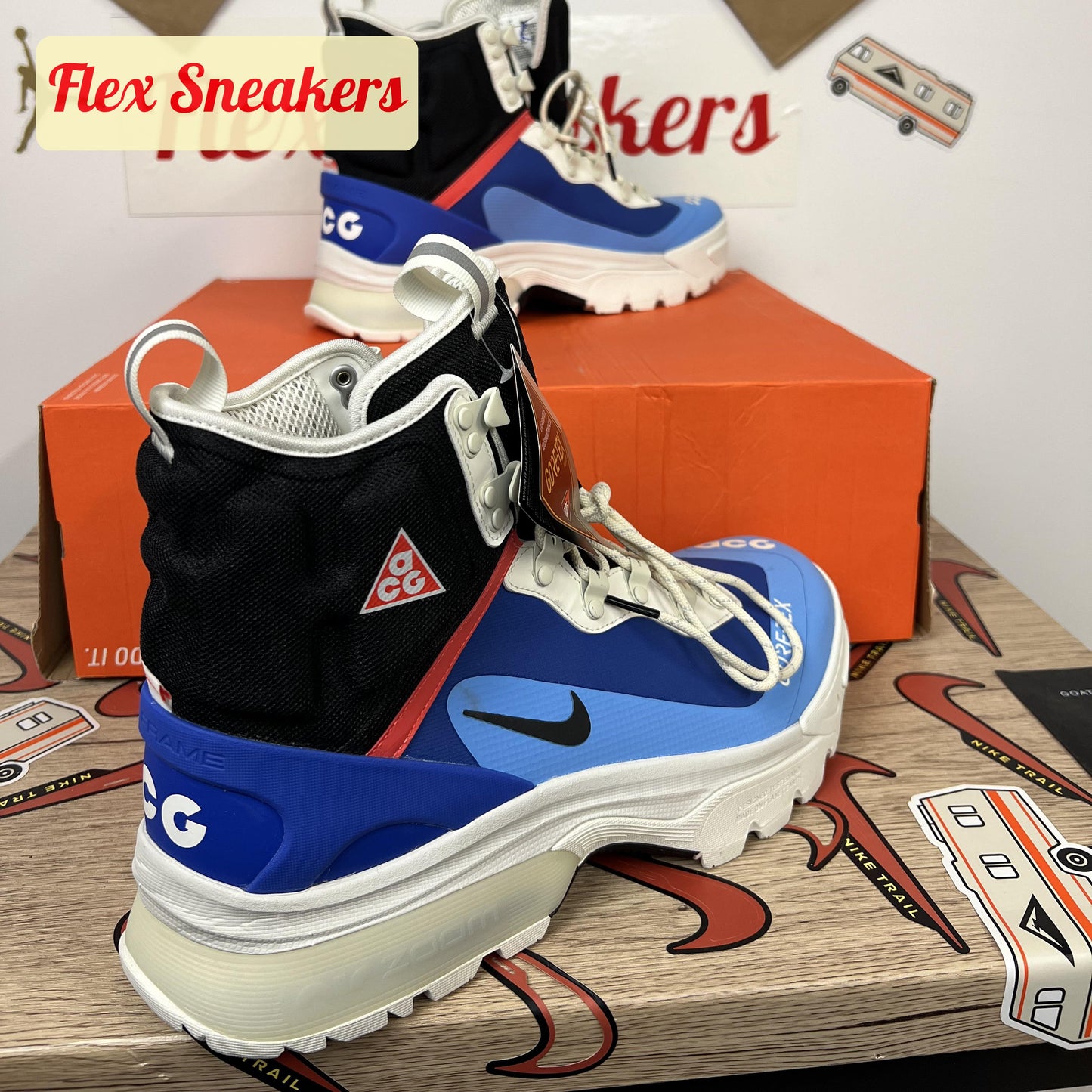 AGC Zoom Gaiadome Gore-Tex Blue