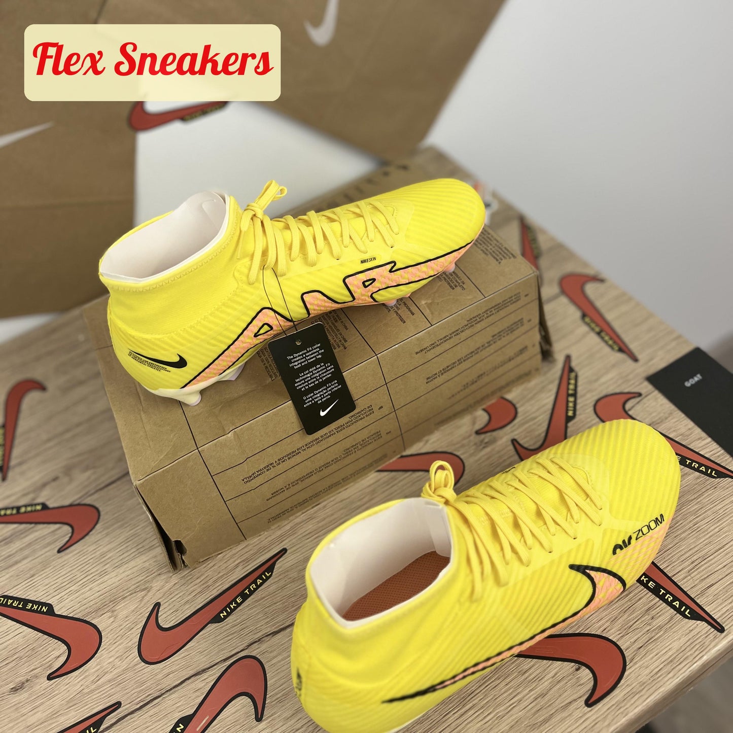 Zoom Superfly 9 Academy FG/MG Yellow-Strike