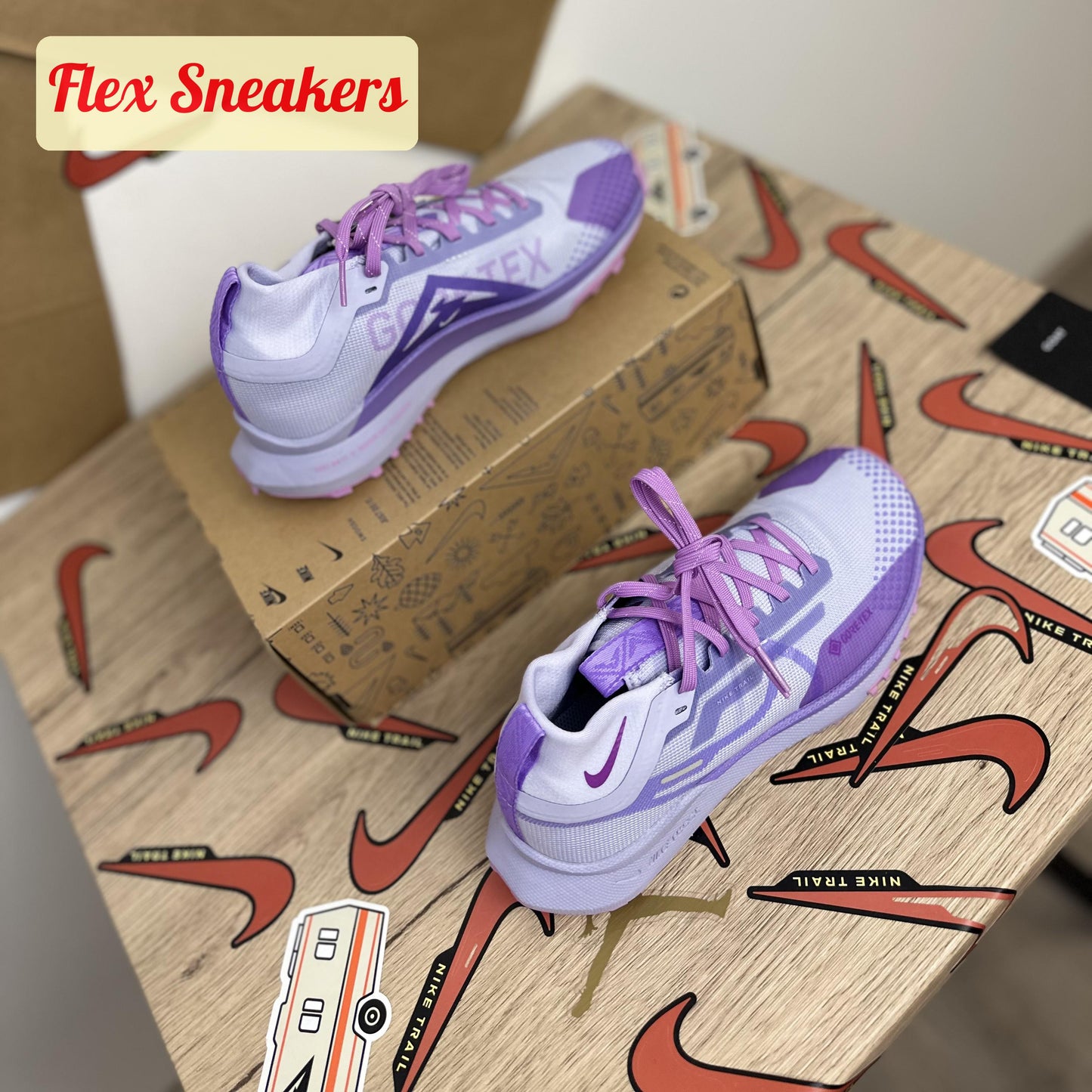React Pegasus Trail 4 GTX Oxygen-Purple