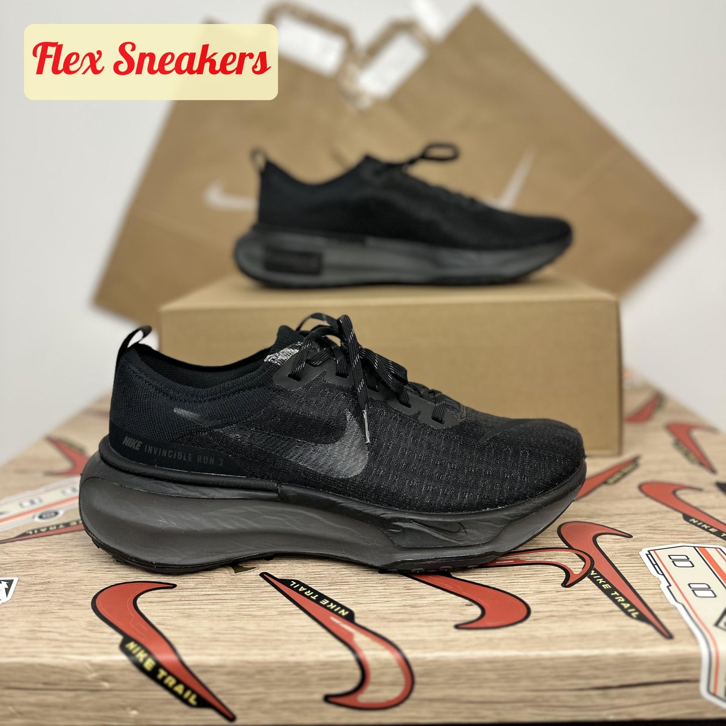 ZoomX Invincible Run FK 3 Black