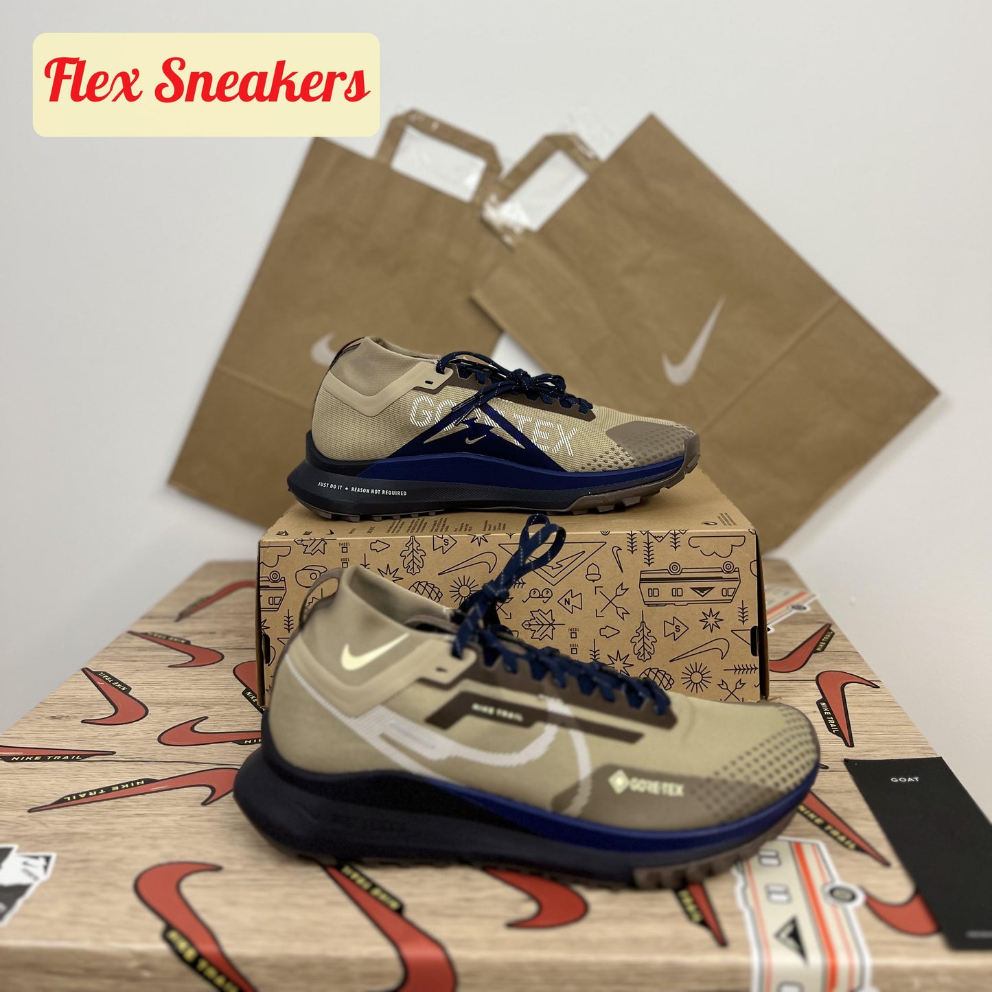 React Peg Trail 4 GTX SU Khaki