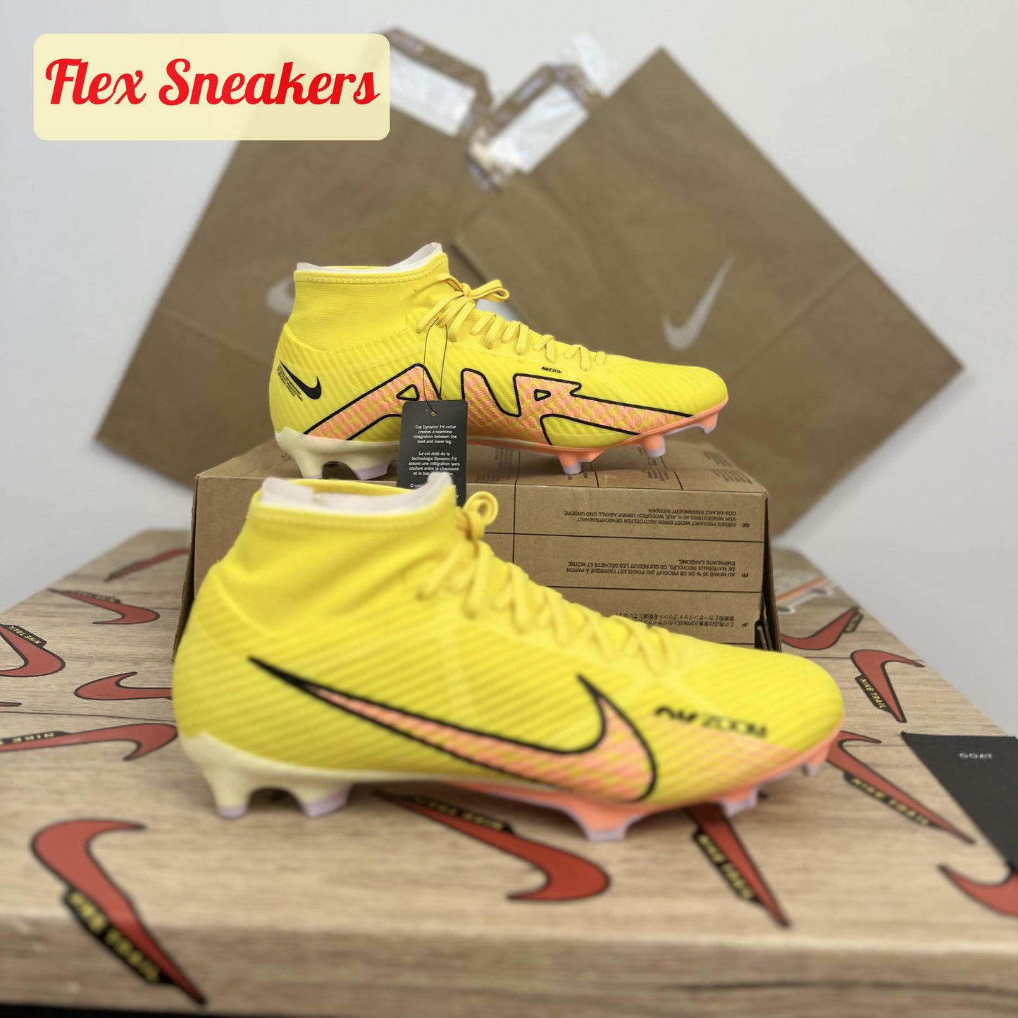 Zoom Superfly 9 Academy FG/MG Yellow-Strike