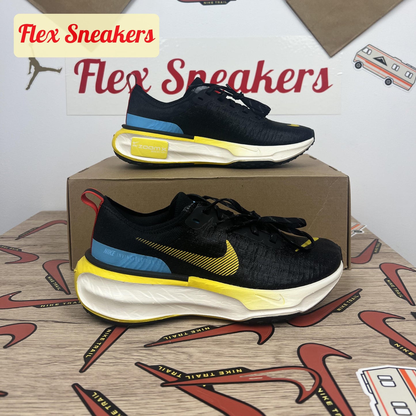 ZoomX Invincible Run FK 3 Black/Yellow