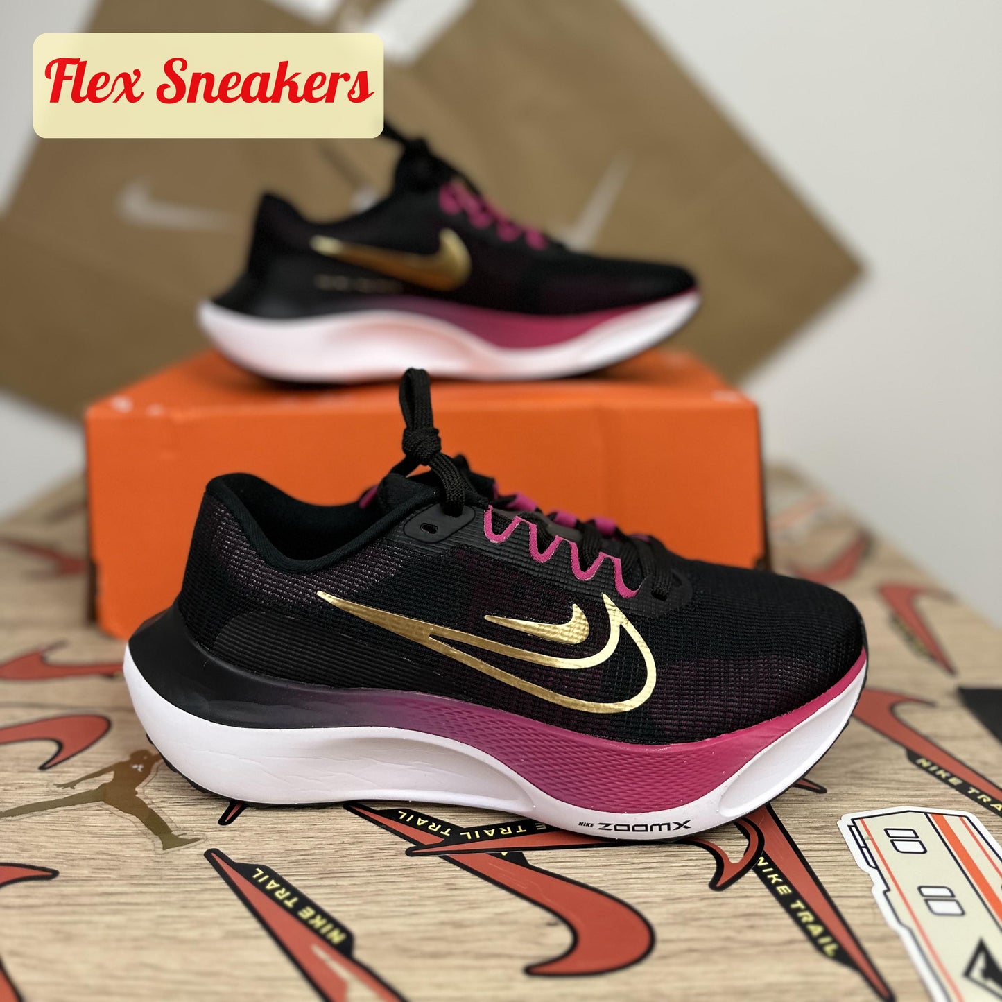 Zoom Fly 5 Black/Metallic-Gold