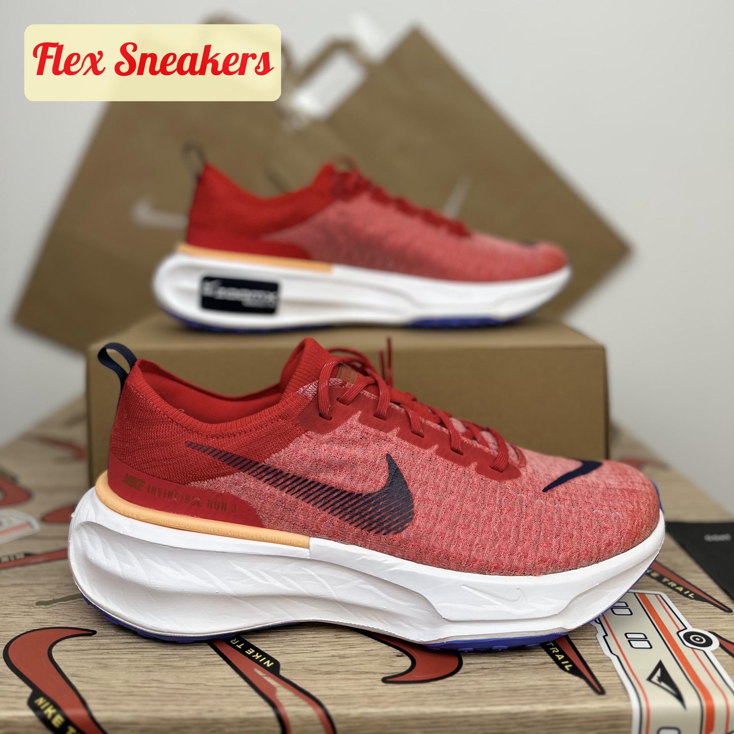 ZoomX Invincible Run FK 3 Red/Midnight