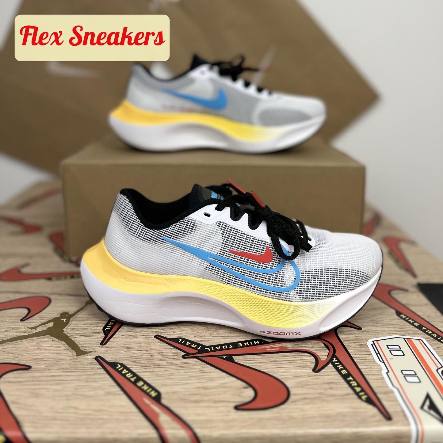 Zoom Fly 5 White/Baltic-Blue