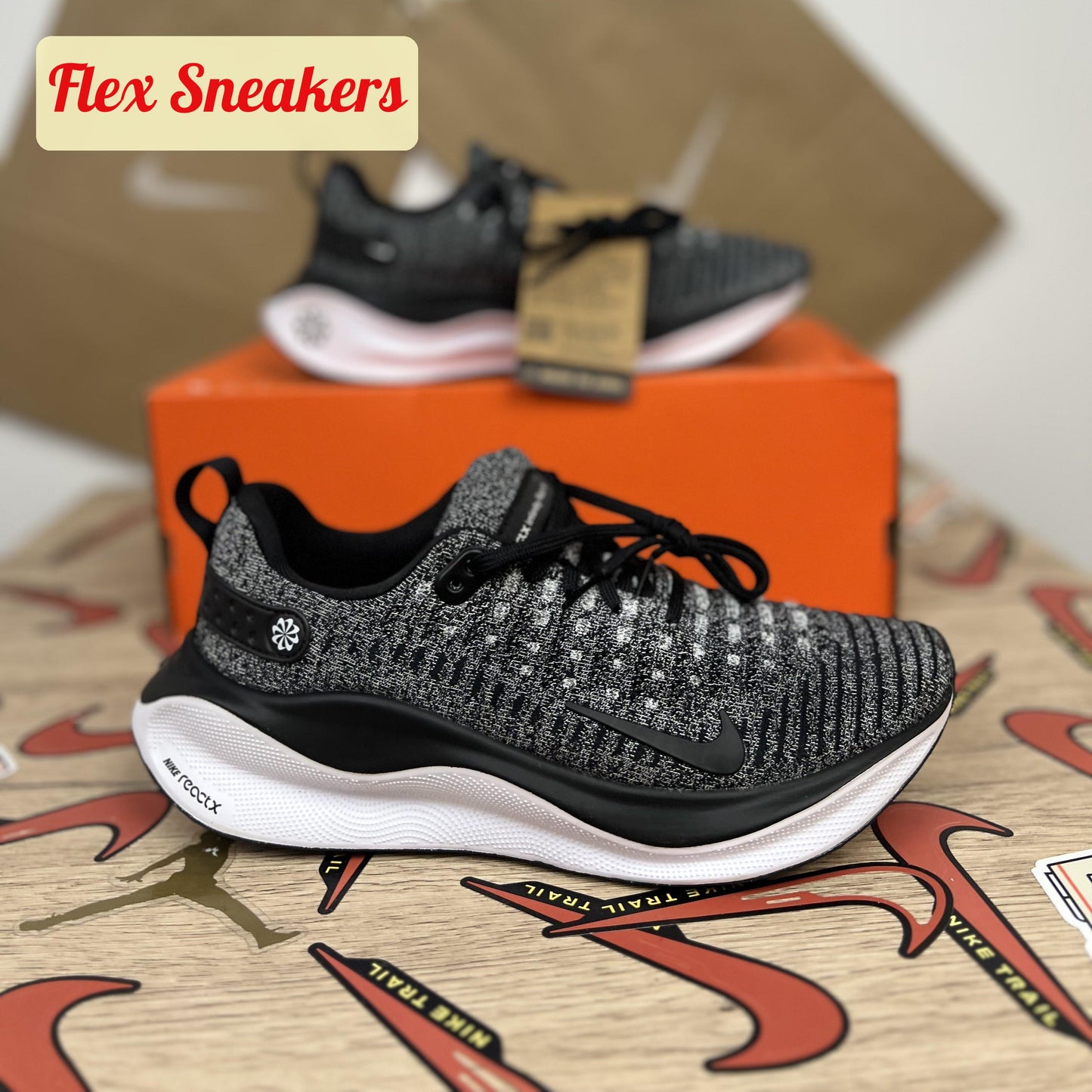 React Infinity Run 4 Black-White